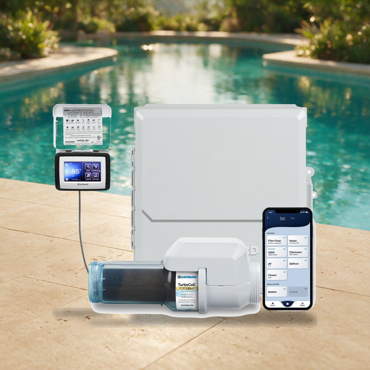 Salt chlorine generator cell