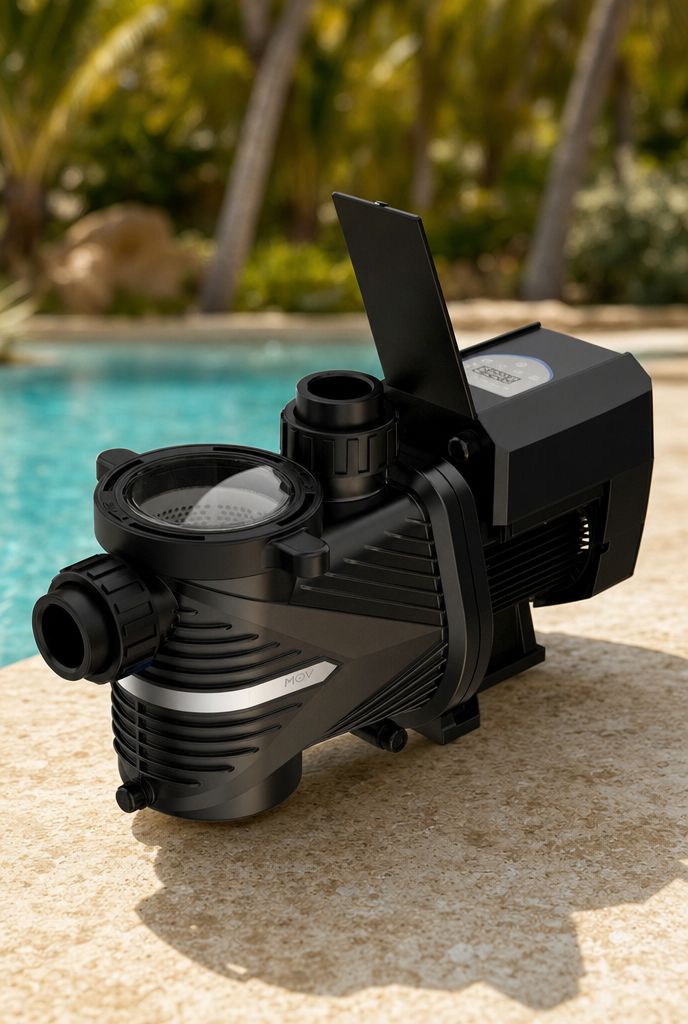 Moov inverter pump poolside
