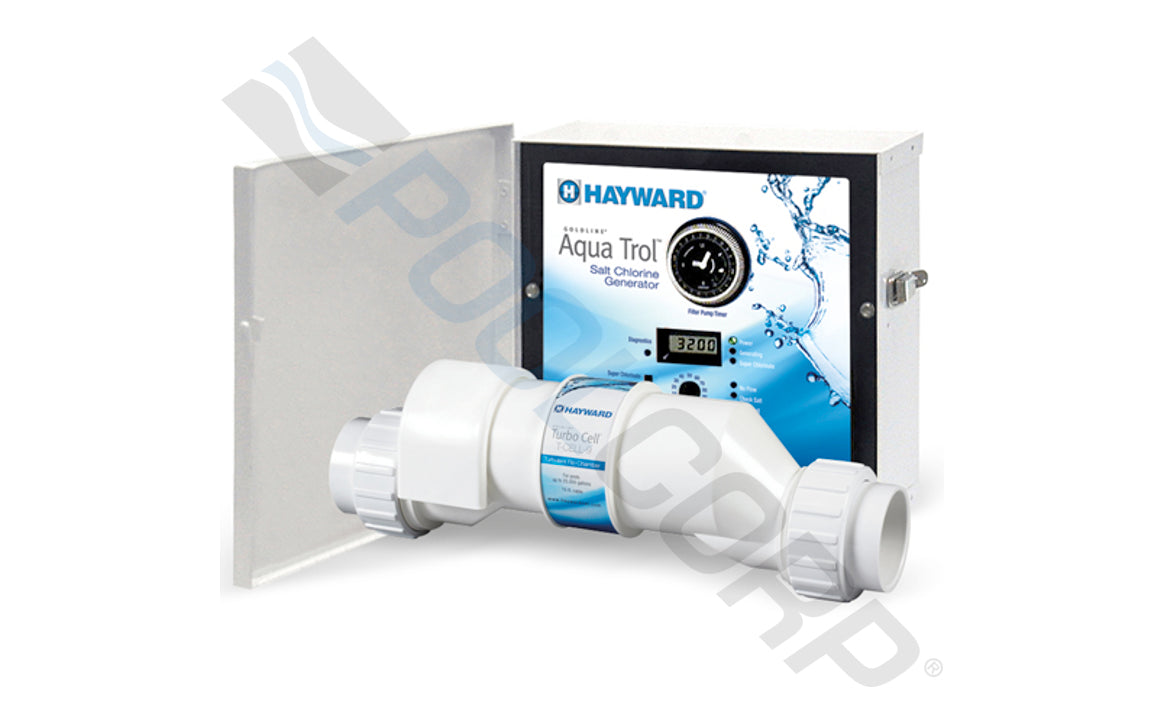 AquaTrol Above Ground Salt Chlorine Generator 18K gal with Return Jet Fittings