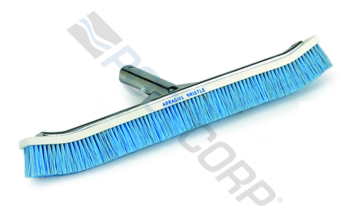 18'' Metal Back White Blended Nylon and Stainless Steel Bristle Brush