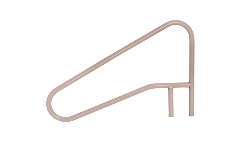 54 in. x 32 in. Taupe 3-Bend Cross-Braced Return-to-Deck Handrail - view 1