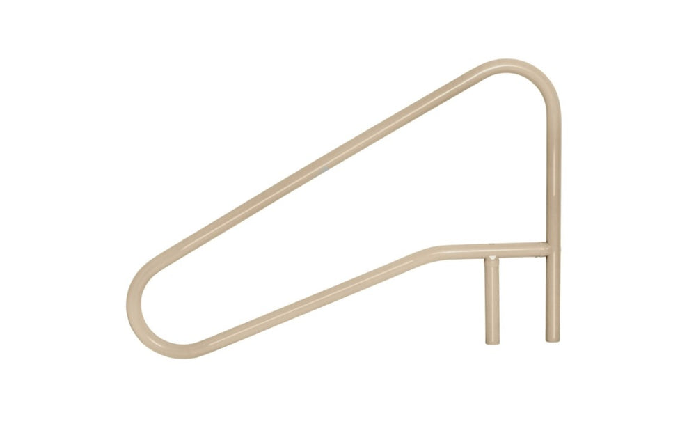 54 in. x 32 in. Beige 3-Bend Cross-Braced Return-to-Deck Handrail - view 1