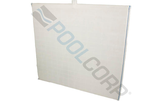 19 5/16"x18" Covered Element Offset Port Filter