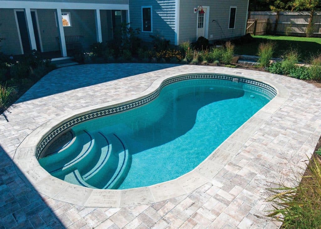 Jamaica 12 Fiberglass Pool Package — Medium (12' x 24')