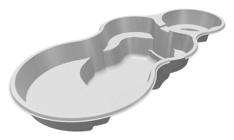 Axiom 12 Deluxe Fiberglass Pool Package — Medium with spa (12' x 24')