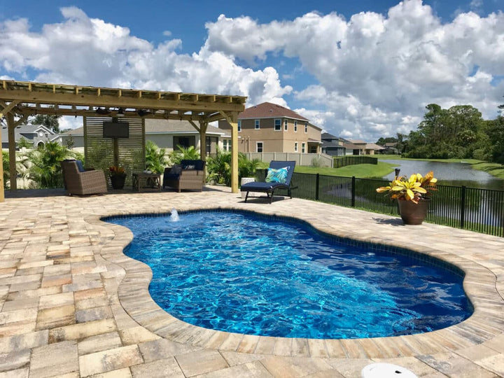 Pleasant Cove Latham fiberglass pool