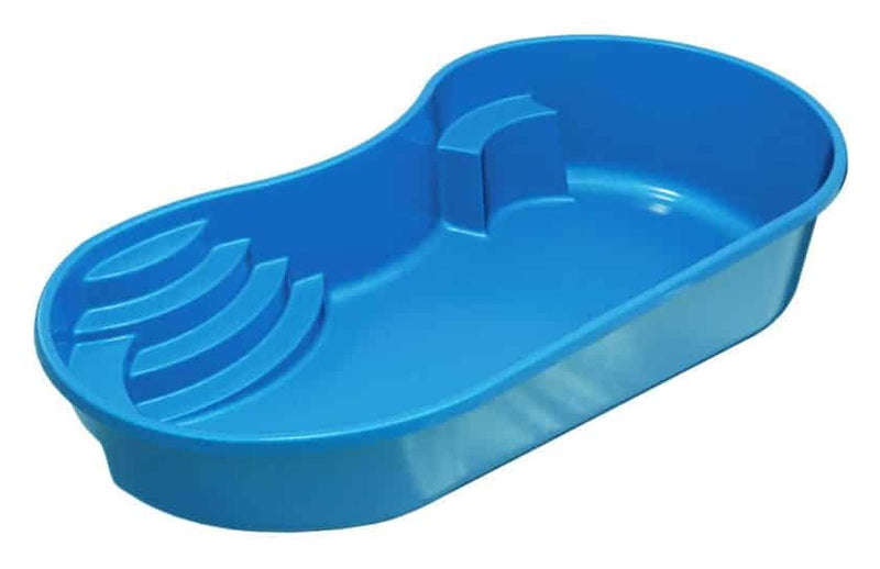 Jamaica 14 Fiberglass Pool Package — Large (14'-6" x 28')