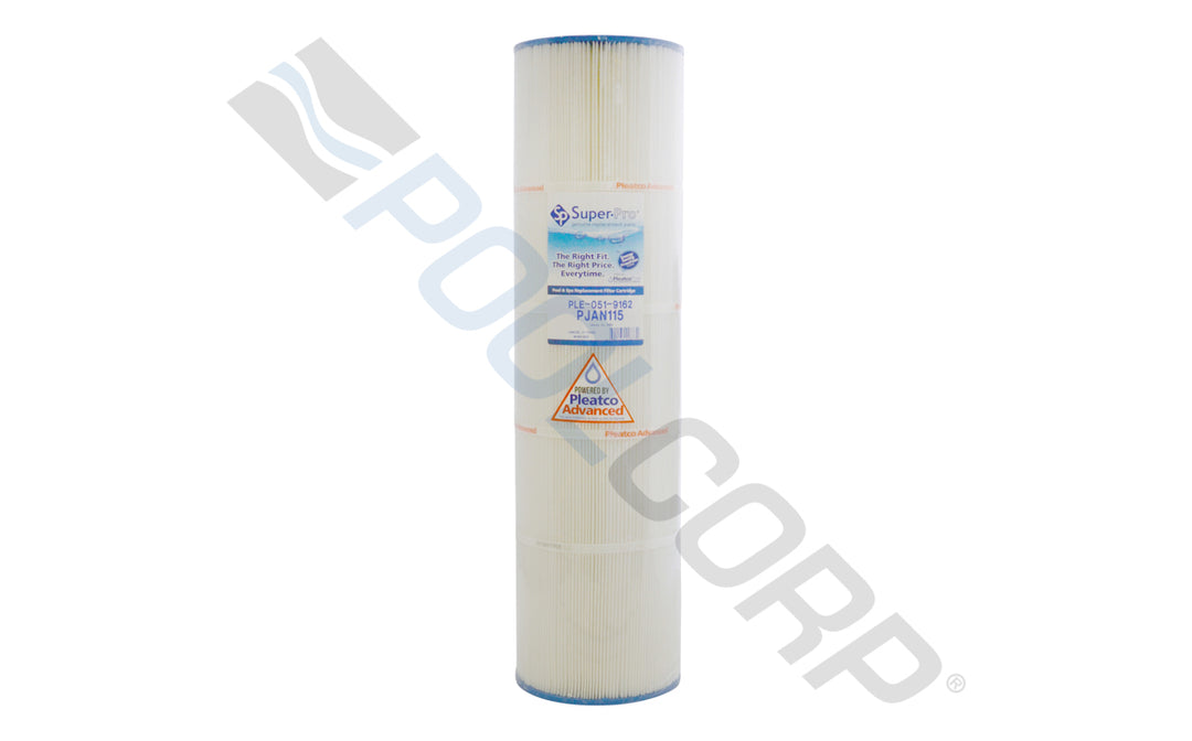 7-1/8" Diameter 115 SqFt Replacement Filter Cartridge — product photo, PLE-051-9162