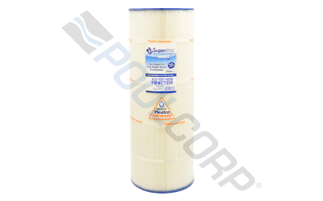 8-15/16" Diameter 200 SqFt Replacement Filter Cartridge — product photo, PLE-051-9258